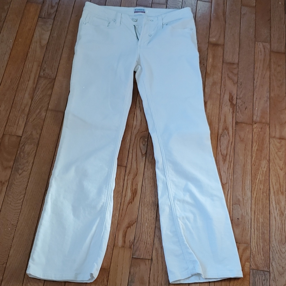 Cream corduroy pants